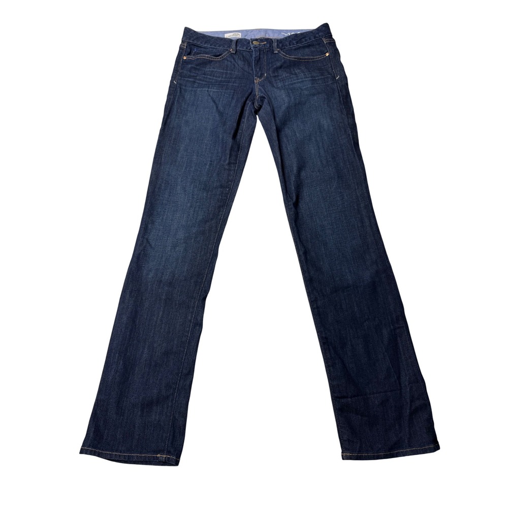Gap 1969 Real Straight Jeans Dark Wash Denim Size 28/6r 673940-00
